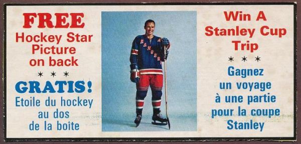 67P 1967-68 Post Hockey Tips Small Harry Howell